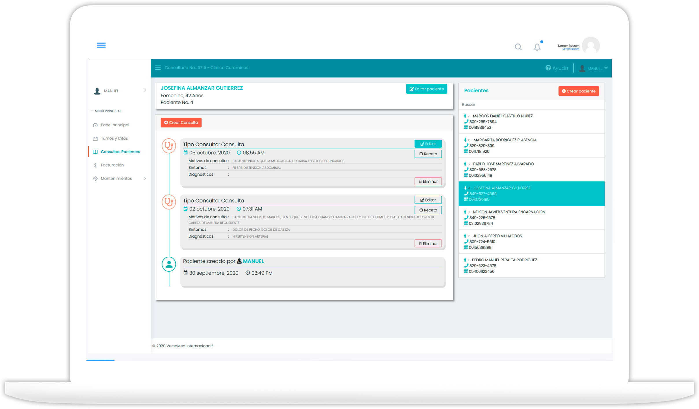 pantalla-consulta-doctorpad